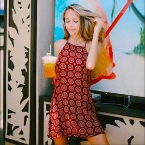 Abigail medallion print dress